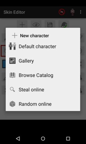 Skin Editor for Minecraft для Android — скриншот 5