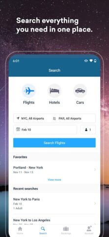 Skiplagged — Exclusive Flights для Android — скриншот 4