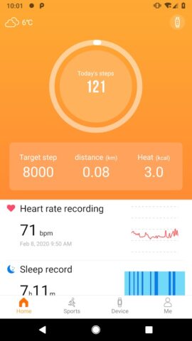 Smart Wristband 3 для Android — скриншот 1