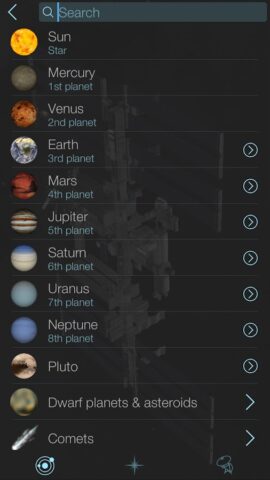 Solar Walk Lite: Атлас космоса для Android — скриншот 5