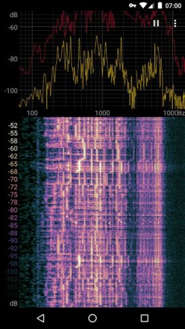Spectroid для Android — скриншот 1