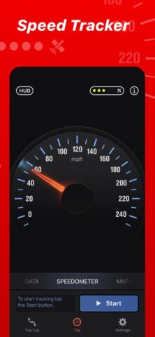 Speed Tracker: cпидометр gps — скриншот 2