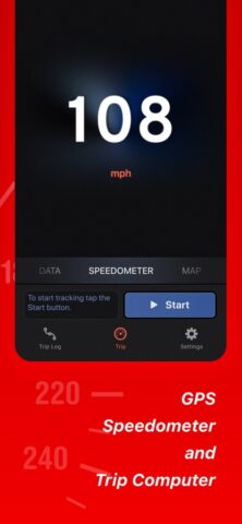 Speed Tracker: cпидометр gps — скриншот 3