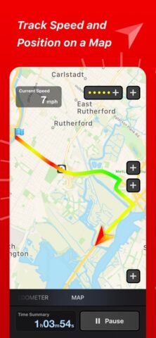 Speed Tracker: cпидометр gps — скриншот 4