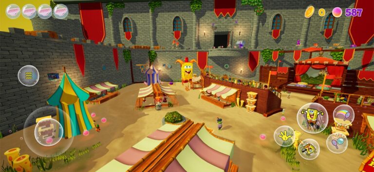 Губка Боб : The Cosmic Shake для iOS — скриншот 3