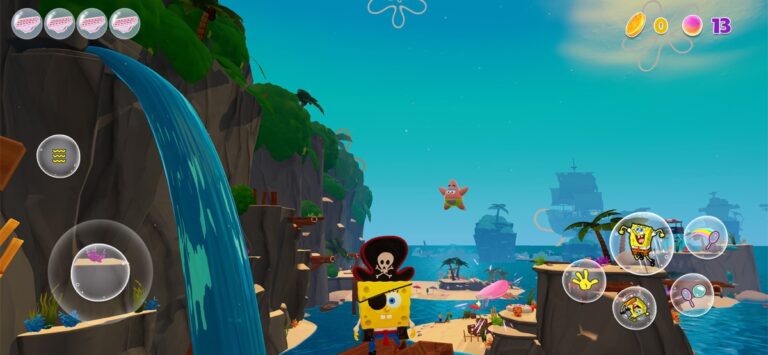 Губка Боб : The Cosmic Shake для iOS — скриншот 5