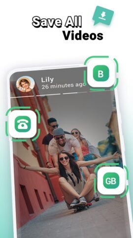 Status Saver: Video Downloader для Android — скриншот 3