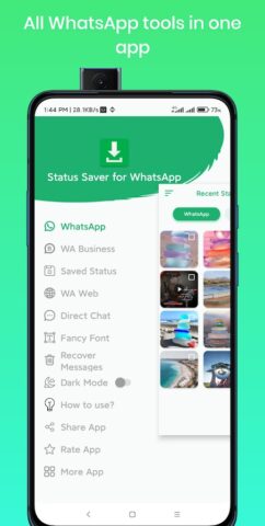 загрузчик статуса для WhatsApp для Android — скриншот 1
