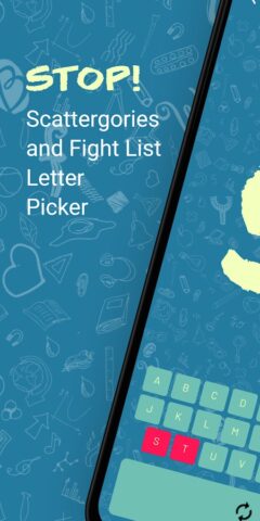 Stop! Random letter generator для Android — скриншот 1