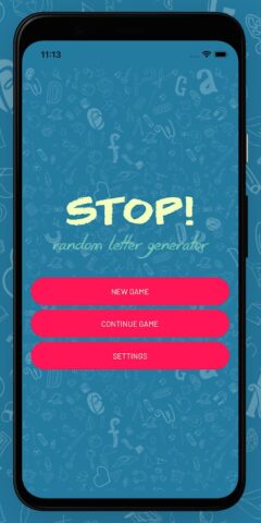 Stop! Random letter generator для Android — скриншот 3