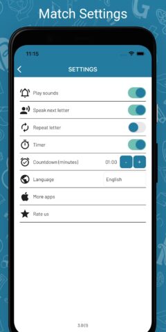 Stop! Random letter generator для Android — скриншот 5