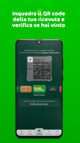 SuperEnalotto Verifica Vincite для Android — скриншот 2