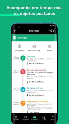 SuperFrete: Calcular Correios для Android — скриншот 5