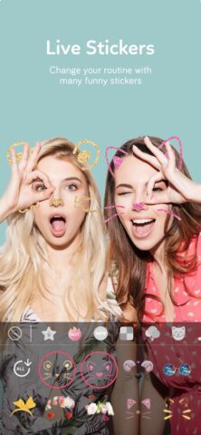 Sweet Face Camera: Selfie Edit для iOS — скриншот 1