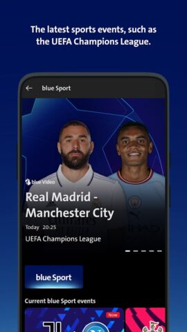 Swisscom blue TV для Android — скриншот 3