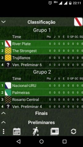Tabla Liga Argentina для Android — скриншот 1
