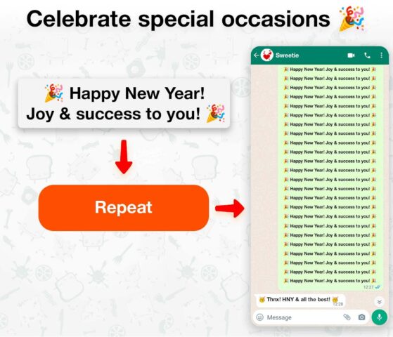 Повторитель текста для Android — скриншот 5