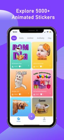 Text Stickers — Sticker Maker для iOS — скриншот 1