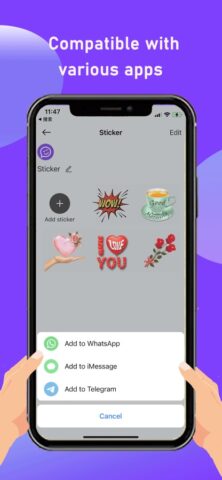 Text Stickers — Sticker Maker для iOS — скриншот 3