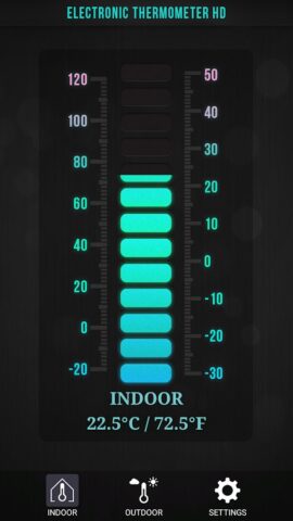 Термометр: внутри и снаружи для Android — скриншот 2