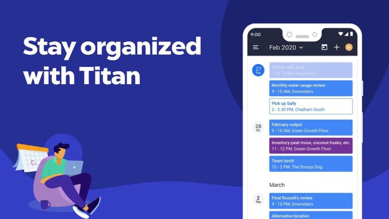 Titan Email: Contacts,Calendar для Android — скриншот 5