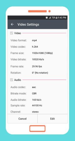 To mp4 3gp webm Video Converte для Android — скриншот 3