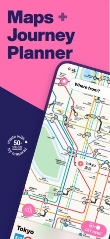 Tokyo Metro Subway Map для iOS — скриншот 1