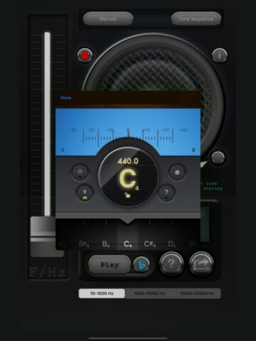 Генератор тона для iOS — скриншот 3