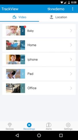 Средство просмотра TrackView для Android — скриншот 3