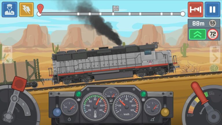 Train Simulator: поезд игра 2D для Android — скриншот 1