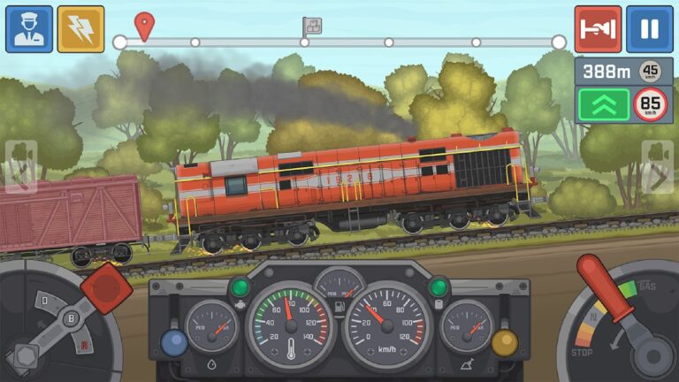 Train Simulator: поезд игра 2D для Android — скриншот 2