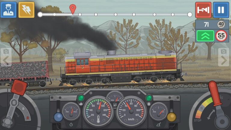 Train Simulator: поезд игра 2D для Android — скриншот 3