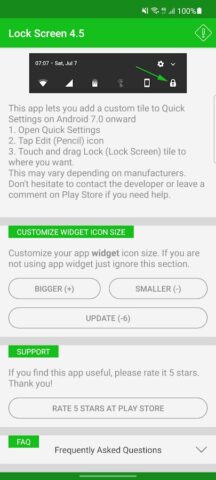 Turn Off Screen — Screen Lock для Android — скриншот 3
