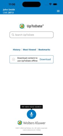 UpToDate для iOS — скриншот 2