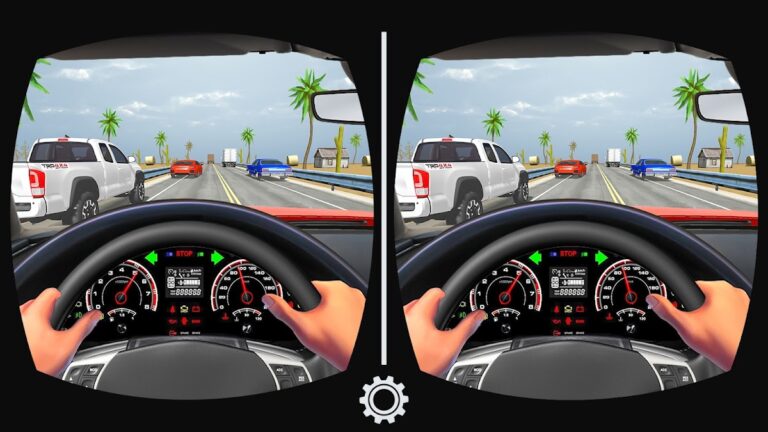 VR Traffic Racing In Car Drive для Android — скриншот 1