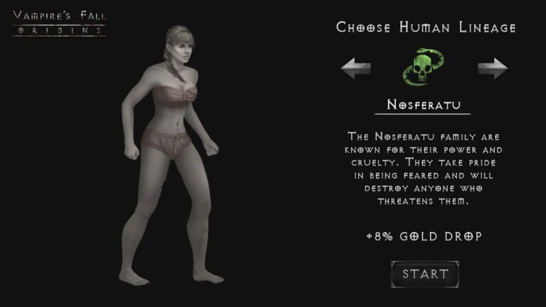 Крах вампиров: Начало — РПГ — скриншот 1