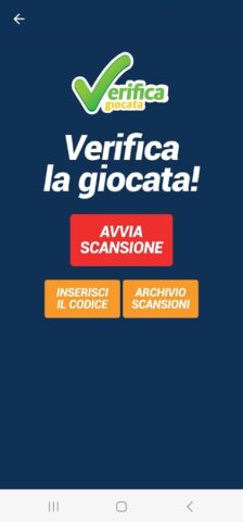 Verifica Giocata — Scommessa для Android — скриншот 2
