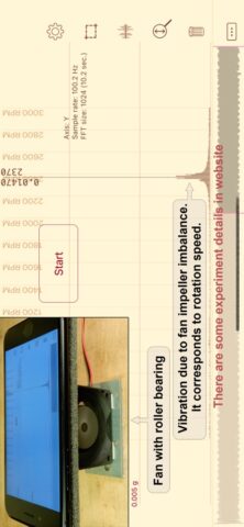 Анализ вибрации для iOS — скриншот 2