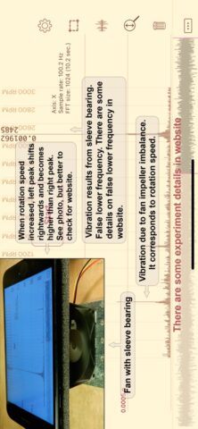 Анализ вибрации для iOS — скриншот 3