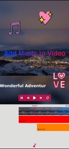 монтаж видео с музыкой для iOS — скриншот 3