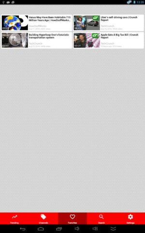 Быстрый поиск видео в YouTube для Android — скриншот 4