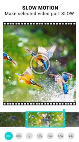 Изменение скорости видео для Android — скриншот 1