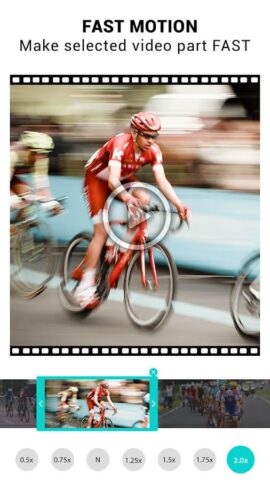 Изменение скорости видео для Android — скриншот 2