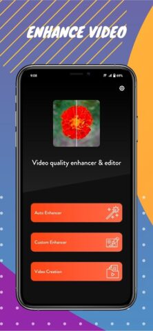 Video quality enhancer-editor для Android — скриншот 2