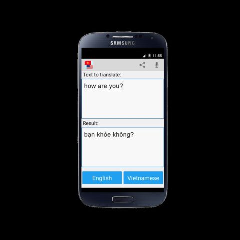 Вьетнамский переводчик для Android — скриншот 1