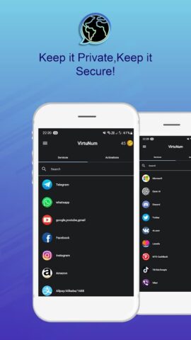 VirtuNum — Virtual Number для Android — скриншот 4