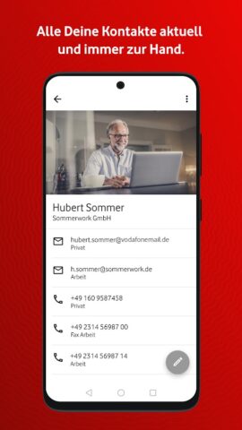 Vodafone E-Mail & Cloud для Android — скриншот 4