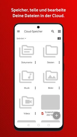 Vodafone E-Mail & Cloud для Android — скриншот 5