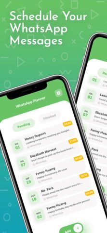 WA Planner — Schedule WA Text для iOS — скриншот 1