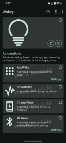 Wakey: Держите экран активным для Android — скриншот 3